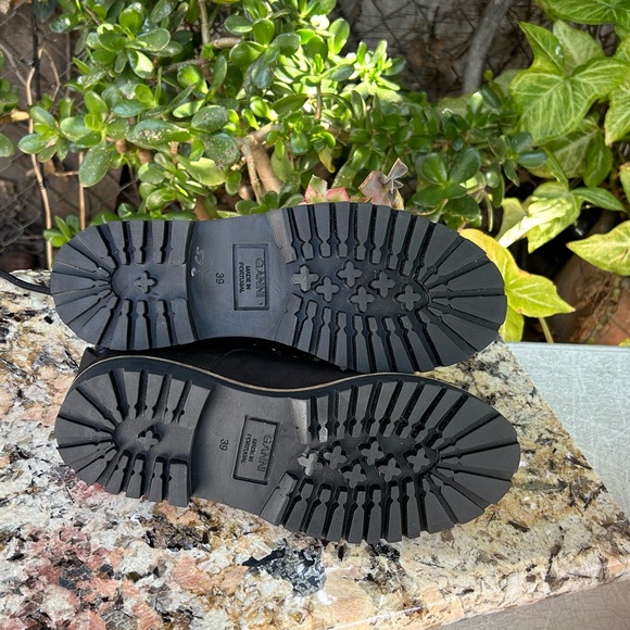 GANNI Edna Suede Ankle lace up boots black Size 39 NEW - Picture 15 of 16